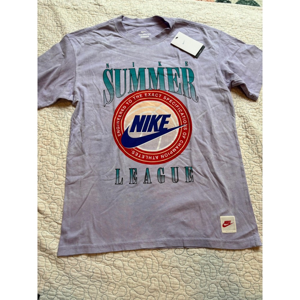 Nike Summer League Shirt Mens Size Small Loose Fit Purple